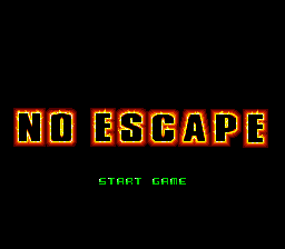 No Escape (USA) Title Screen